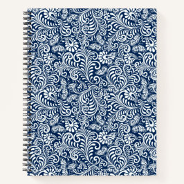 Cuaderno Ornamento Clásico Floral Real Estilo Lujo