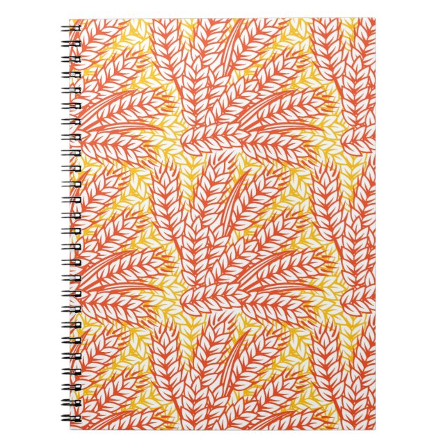 Cuaderno Ornamento con orejas de trigo (Frente)
