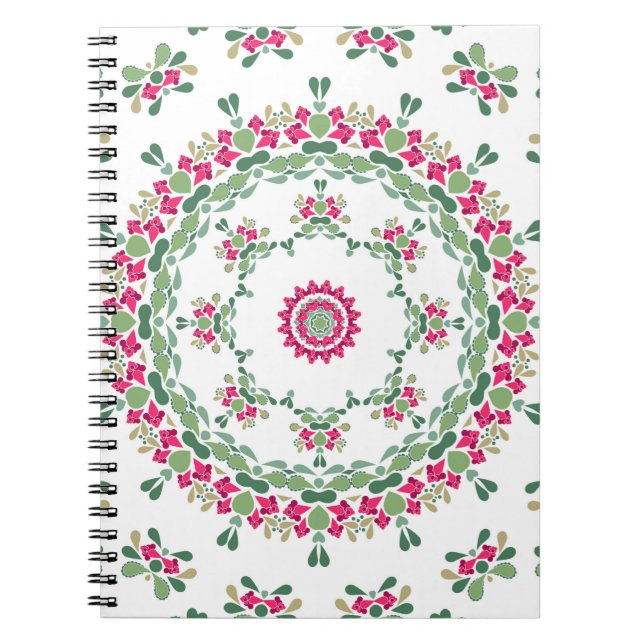 Cuaderno Ornamento floral (Frente)