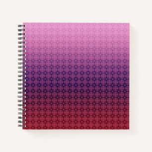 Cuaderno Ornamento floral, gradiente