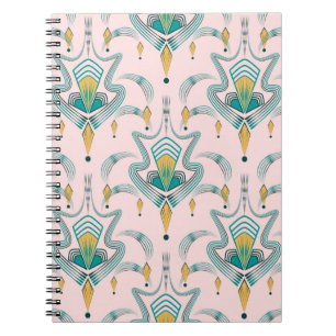 Cuaderno Ornamento gráfico de diseño Art deco moderno. Resu