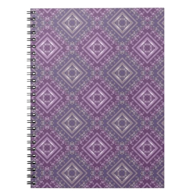 Cuaderno ornamento lilac (Frente)