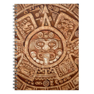 Cuaderno Ornamento pagano de una textura maya de una tribu