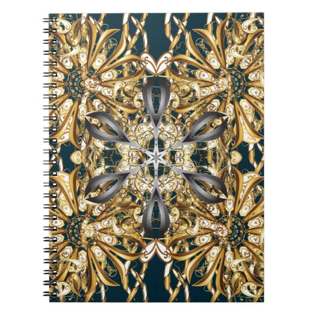 Cuaderno Ornamento tradicional. Retroceso clásico (Frente)