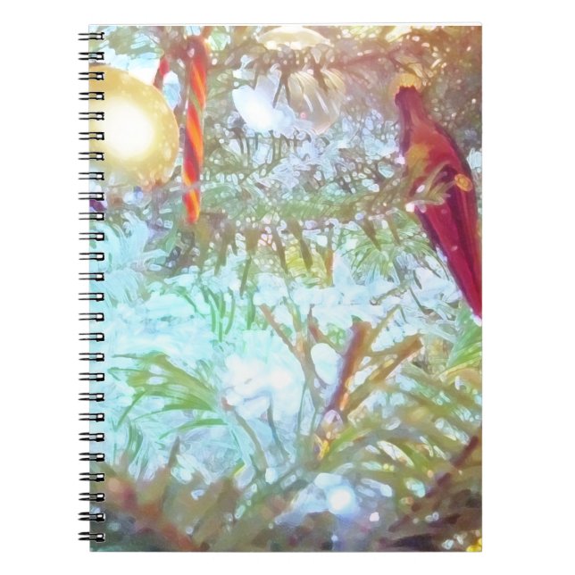 Cuaderno Ornamentos de vacaciones en la luz (Frente)