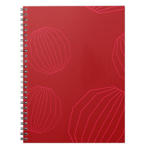 Cuaderno Ornamentos navideños simples, modernos y fluidos