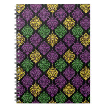 ORNAR PURPLE VERDE AMARILLO MARDI GRAS PATRONES