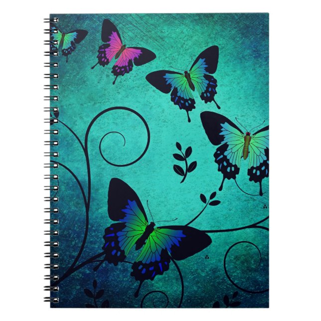 Cuaderno Ornate Jewel Butterflies (Frente)