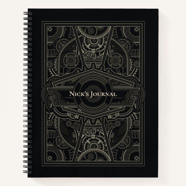 Cuaderno Ornate Steampunk Journal (Anverso)