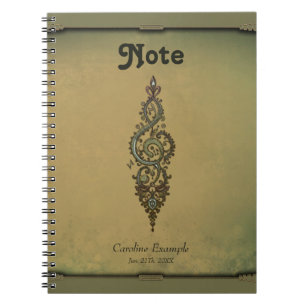 Cuaderno Ornate Treble Clef
