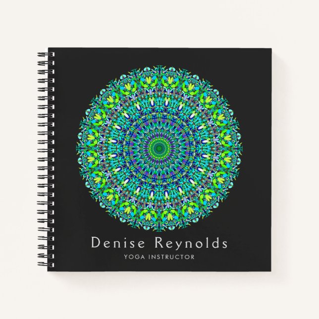 Cuaderno Ornato floral Mandala (Anverso)
