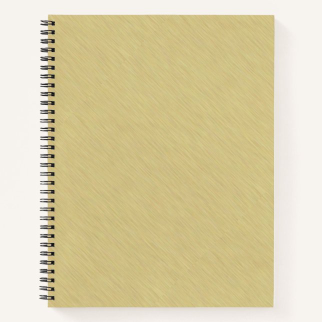 Cuaderno Oro cepillado suave (Anverso)