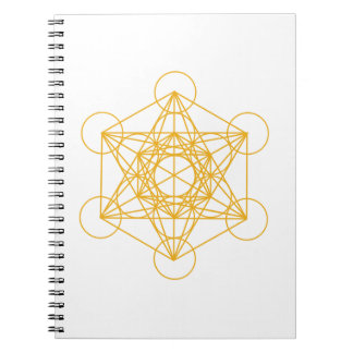 Cuaderno Oro del cubo de Metatron