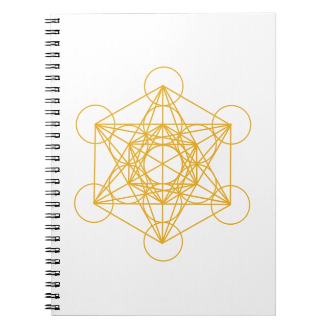 Cuaderno Oro del cubo de Metatron (Frente)