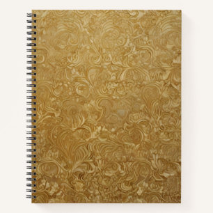 Cuaderno Oro Floral