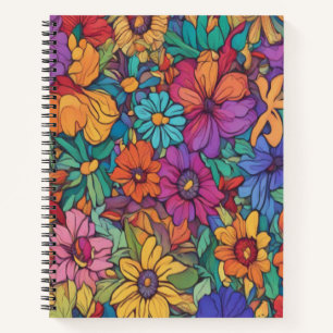 Cuaderno Oro fundido colorido #52 - Bloc de notas en espira