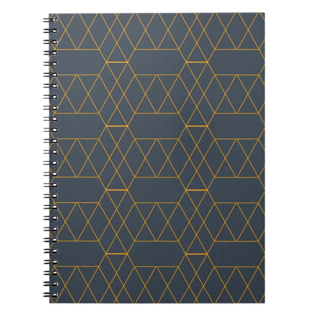 Cuaderno Oro, líneas simples, modernas, frescas y de moda g (Frente)
