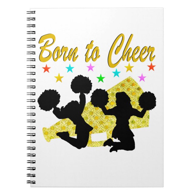 CUADERNO ORO NACIDO A CHEERLEADER DE MEGAPHONE (Frente)