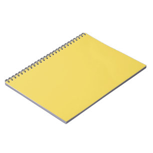 Cuaderno Oro Real Sólido Color Plano