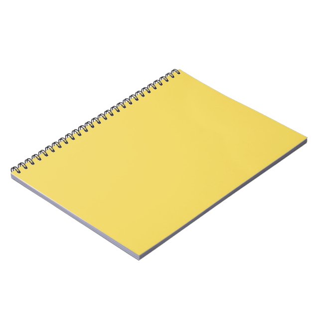 Cuaderno Oro Real Sólido Color Plano (Lado Izquierdo)