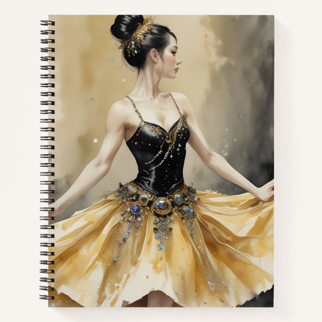 Cuaderno Oro y Encaje (Anverso)