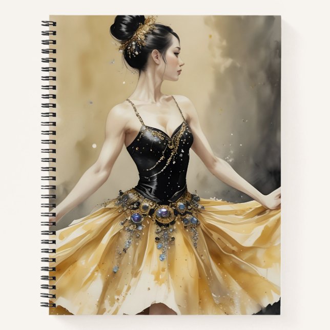 Cuaderno Oro y Encaje (Anverso)