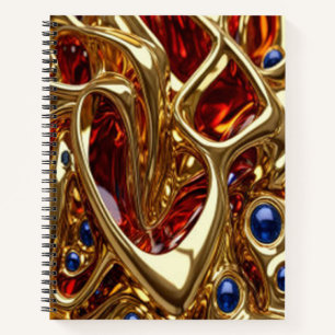 Cuaderno Oro y joyas #37 - Bloc de notas en espiral