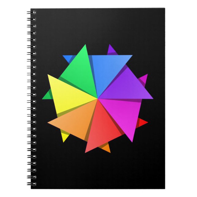 Cuaderno orogami arcoiris (Frente)