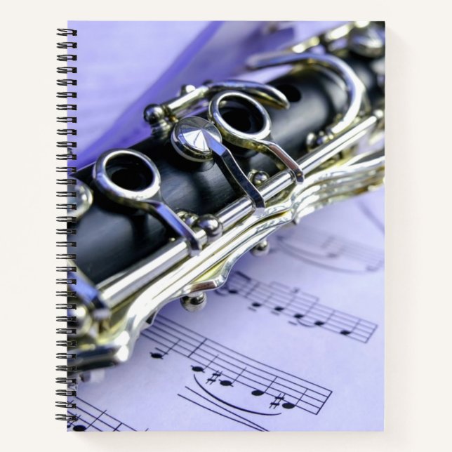 Cuaderno Orquesta de bandas de música de hojas Clarinet (Anverso)