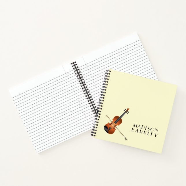 Cuaderno Orquesta de cuerdas de profesores de violín (Interior)