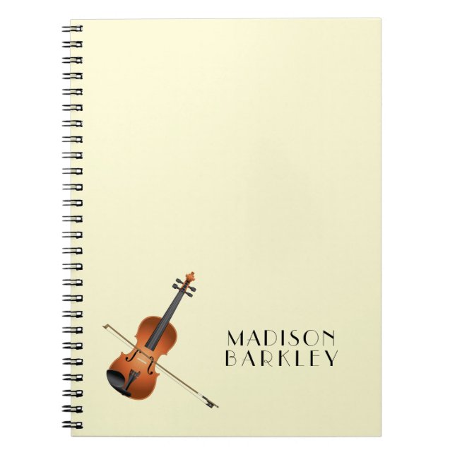 Cuaderno Orquesta de cuerdas de profesores de violín (Frente)