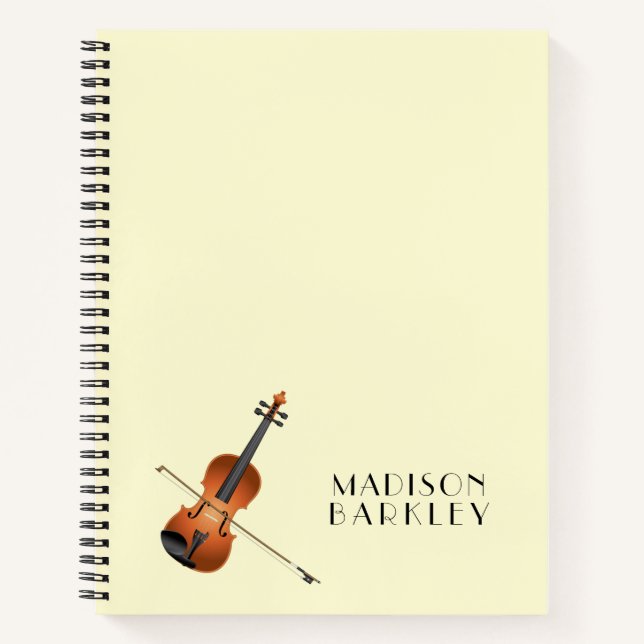 Cuaderno Orquesta de cuerdas de profesores de violín (Anverso)