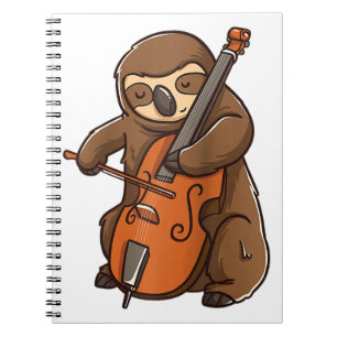 Cuaderno orquesta violeta de violonchelista