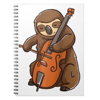 Cuaderno orquesta violeta de violonchelista