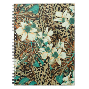 Cuaderno Orquídea Acuarela Floral Ilustracion sin foco