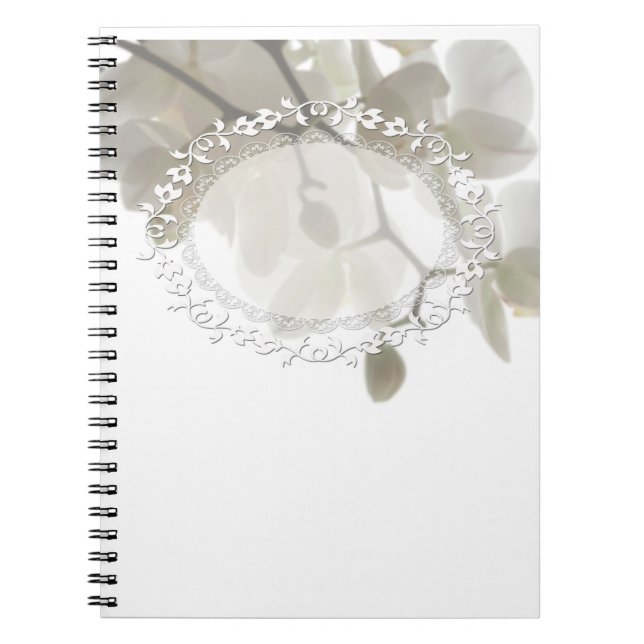 Cuaderno Orquídeas blancas (Frente)