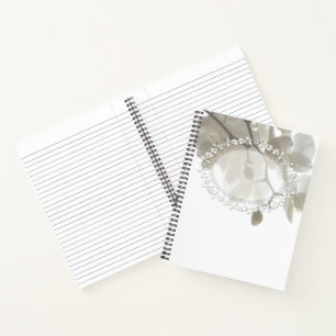 Cuaderno Orquídeas blancas mullidas