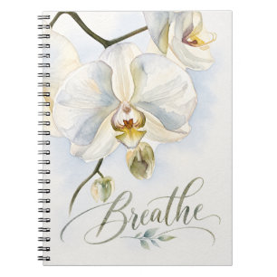 Cuaderno Orquídeas Blancas Respiran
