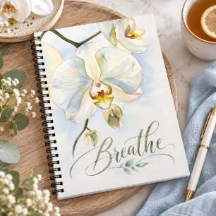 Cuaderno Orquídeas Blancas Respiran