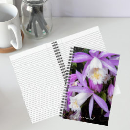 Cuaderno Orquídeas Florales de Ventana Pleione