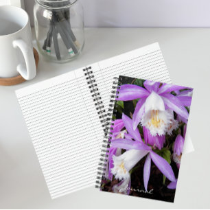 Cuaderno Orquídeas Florales de Ventana Pleione