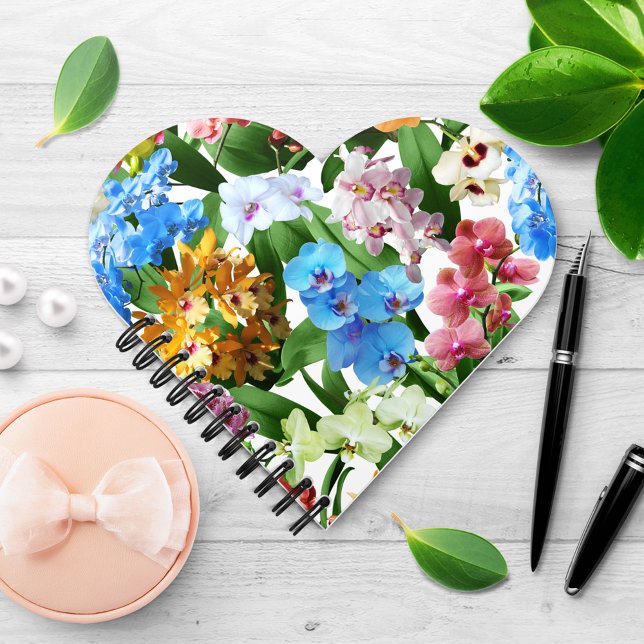 Cuaderno Orquídeas Florales Tropicales (Subido por el creador)
