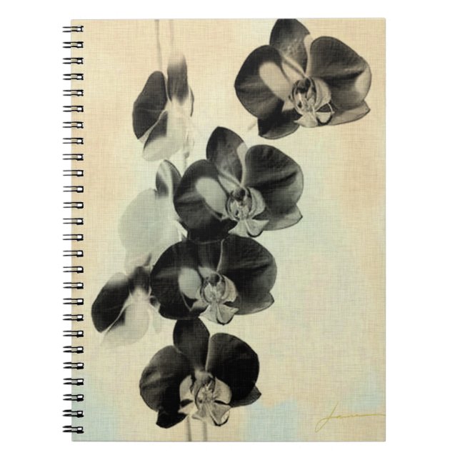 Cuaderno Orquídeas Rubor Paneles III (Frente)