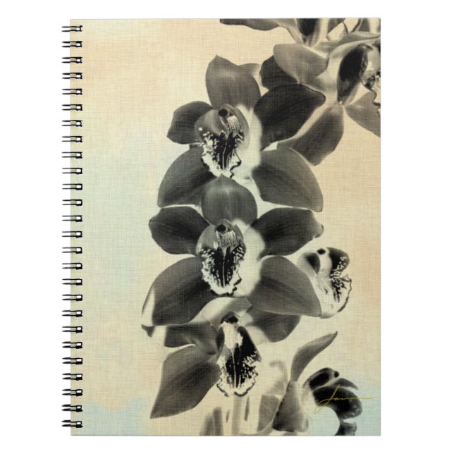 Cuaderno Orquídeas Rubor Paneles IV (Frente)