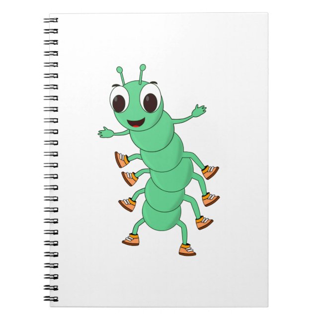 Cuaderno oruga verde (Frente)