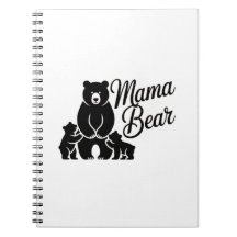 Osa Mamá con Cachorros Familia de Osos Adorable