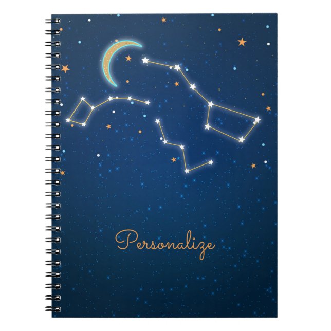 Cuaderno Osa Mayor Observación de Estrellas Constelación Ce (Frente)