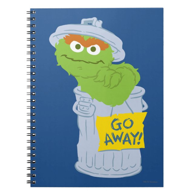 Cuaderno Oscar el gráfico de Grouch (Frente)