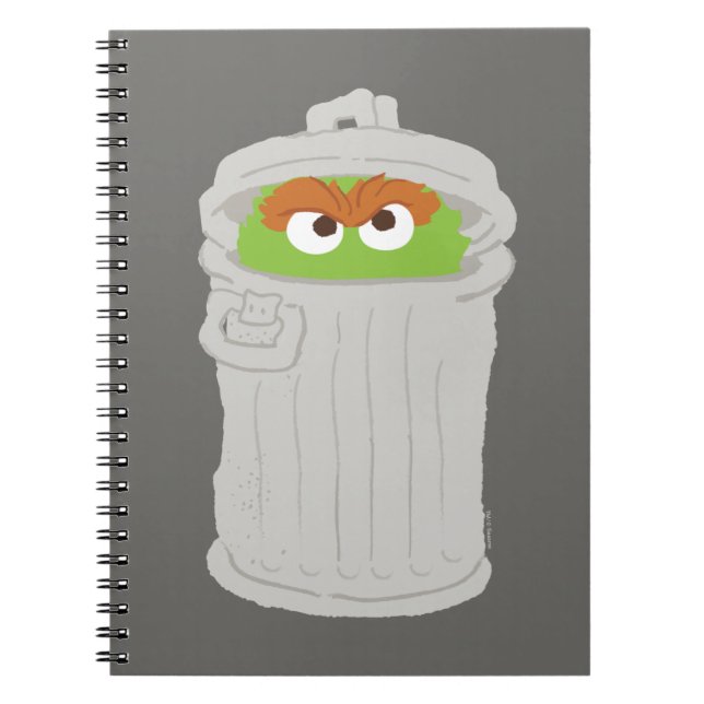 Cuaderno Oscar el Gruñón & su cubo de basura (Frente)