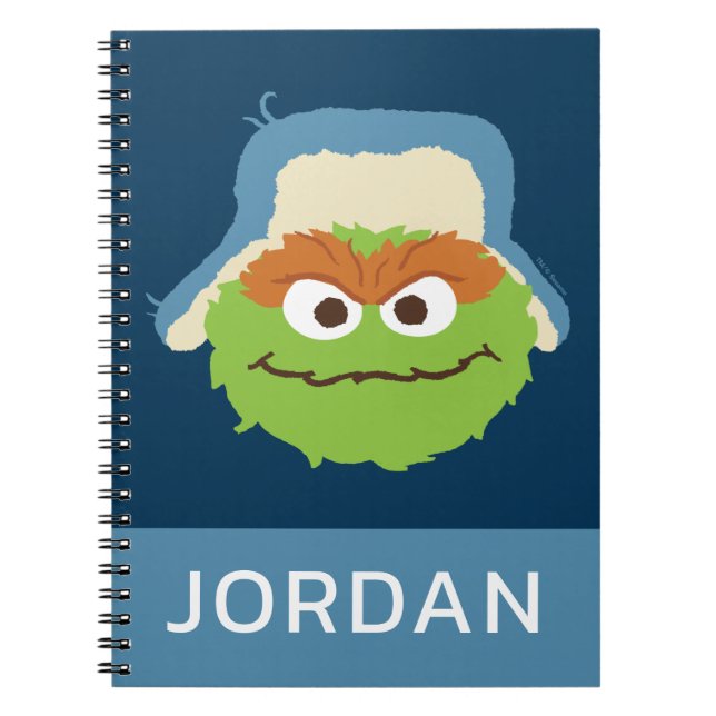 Cuaderno Oscar el rostro de Grouch Woodland | Añadir su nom (Frente)
